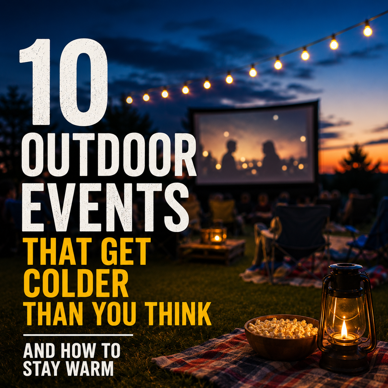 10 Outdoor Events That Get Colder Than You Think (And How to Stay Warm)