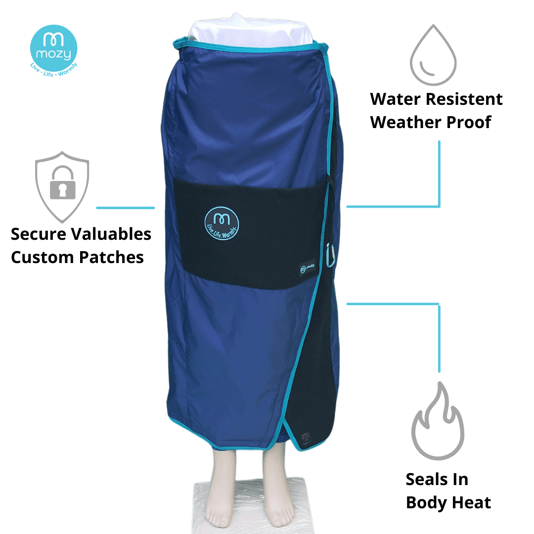 CLEARANCE | Mozy Wearable & Weatherproof Thermal Wrap With Trim Colors - Get The Mozy