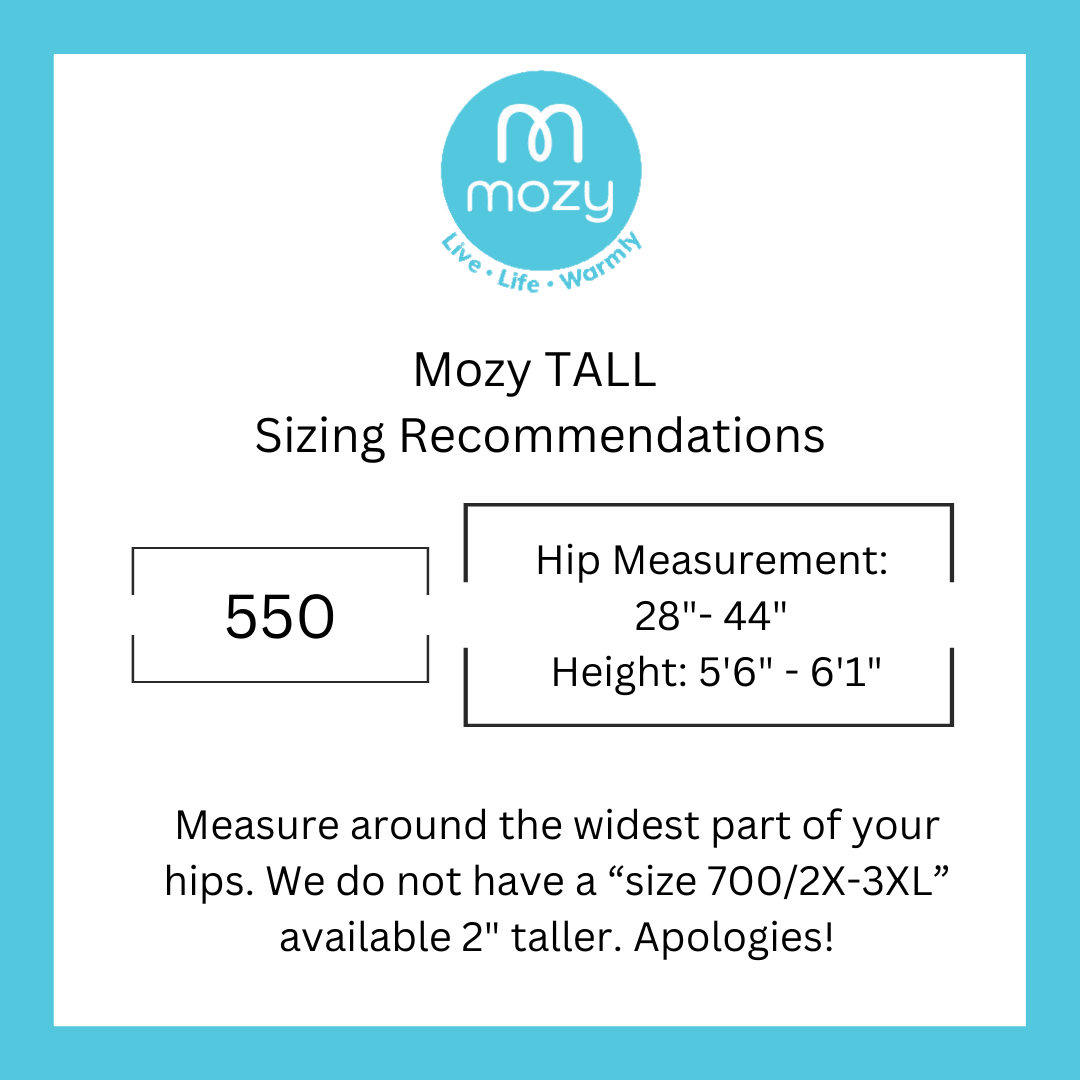 Mozy TALL Wearable & Weatherproof Thermal Wrap - Get The Mozy