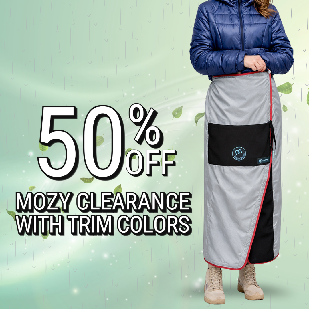 CLEARANCE Mozy Wearable & Weatherproof Thermal Wrap With Trim Colors