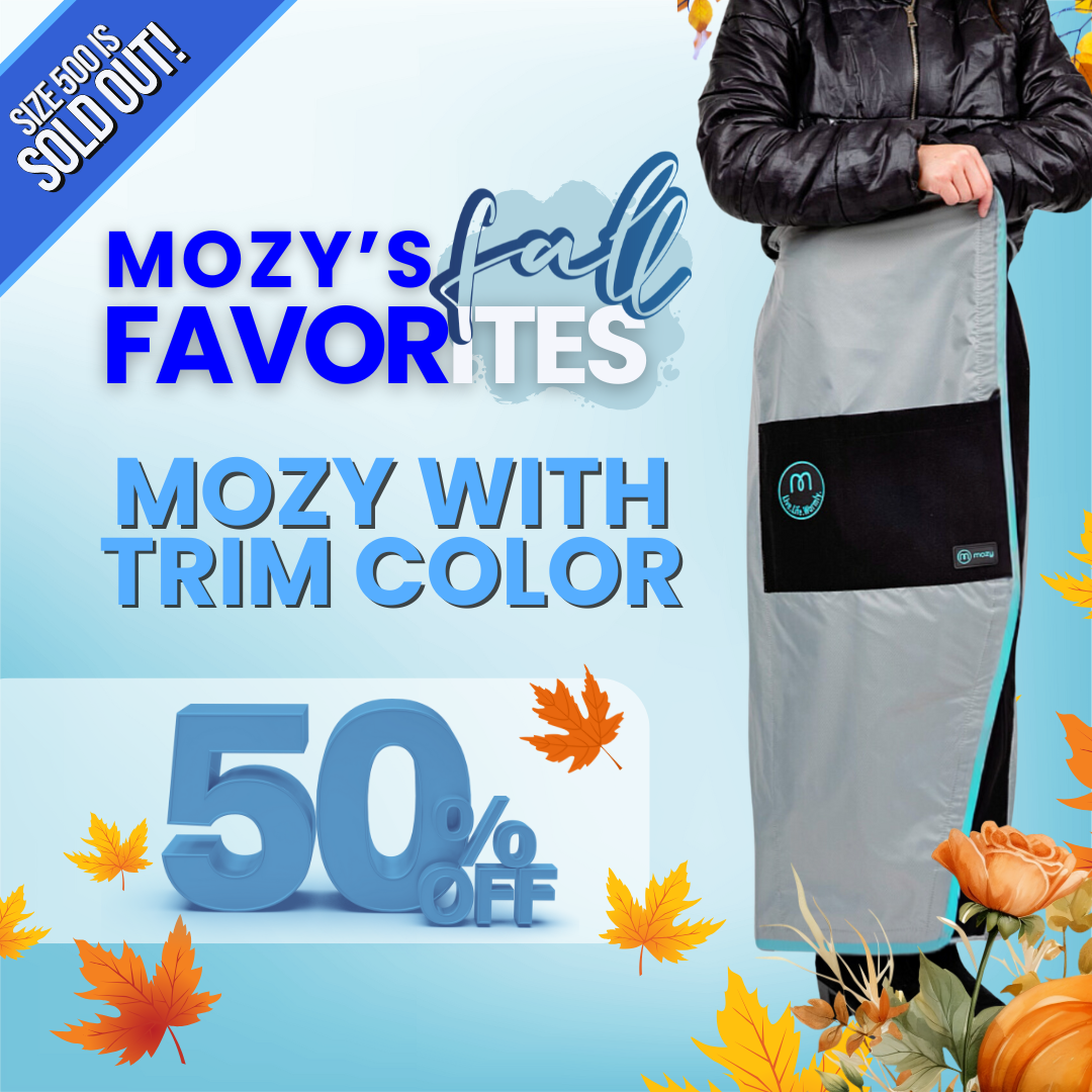 CLEARANCE Mozy Wearable & Weatherproof Thermal Wrap With Trim Colors