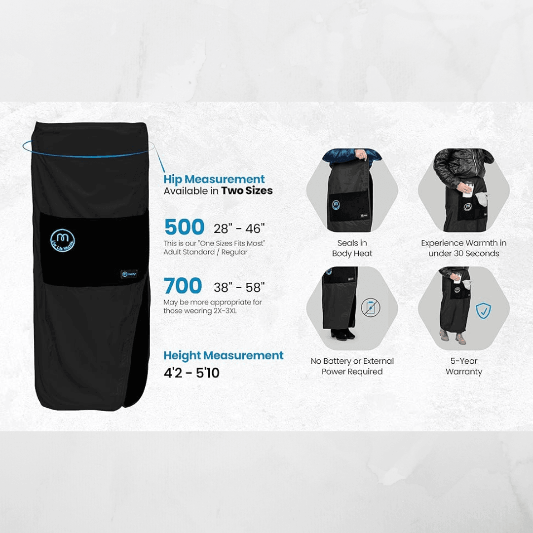 Mozy Wearable & Weatherproof Thermal Wrap - Get The Mozy