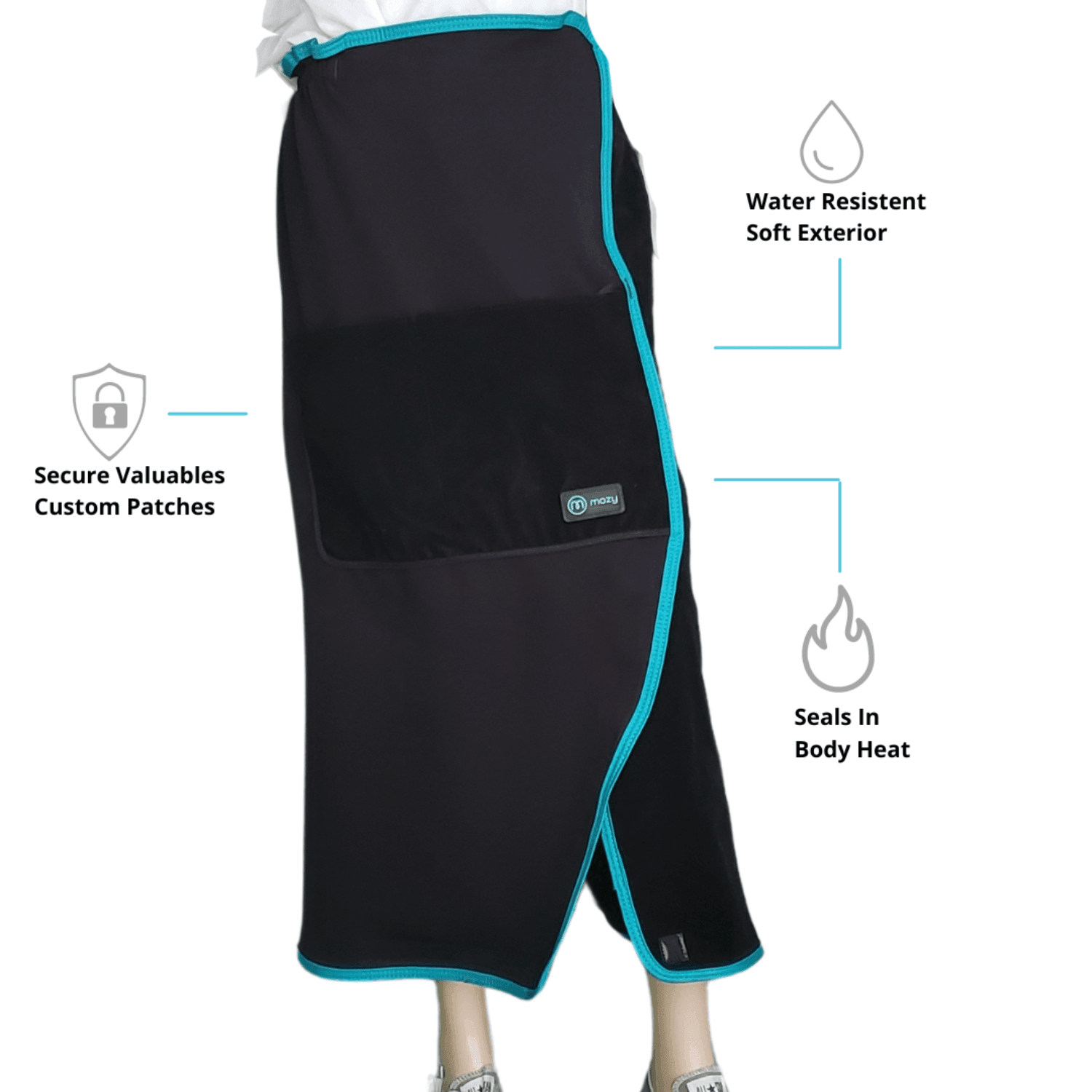 Mozy SoftShell Wearable & Weatherproof Thermal Wrap - Get The Mozy