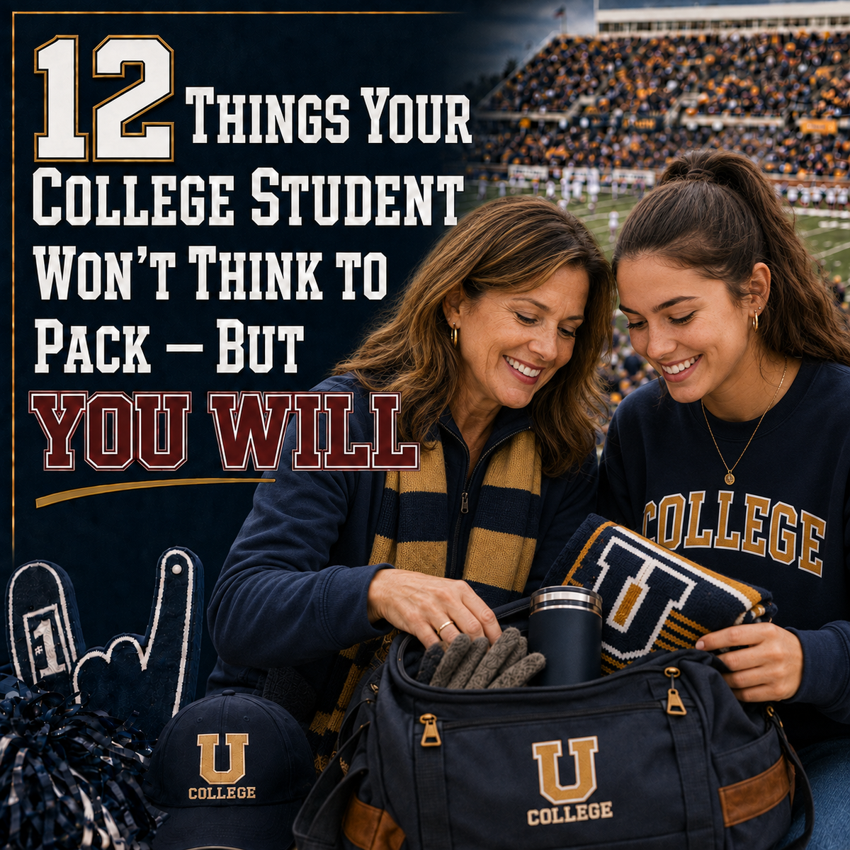 What Parents Pack for College That Students Forget