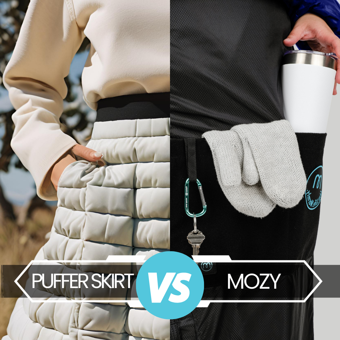 How Mozy keeps you warmer than a puffer skirt - Get The Mozy 