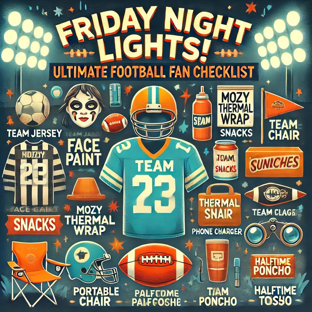 Friday Night Lights! Ultimate Football Fan Checklist - Get The Mozy 