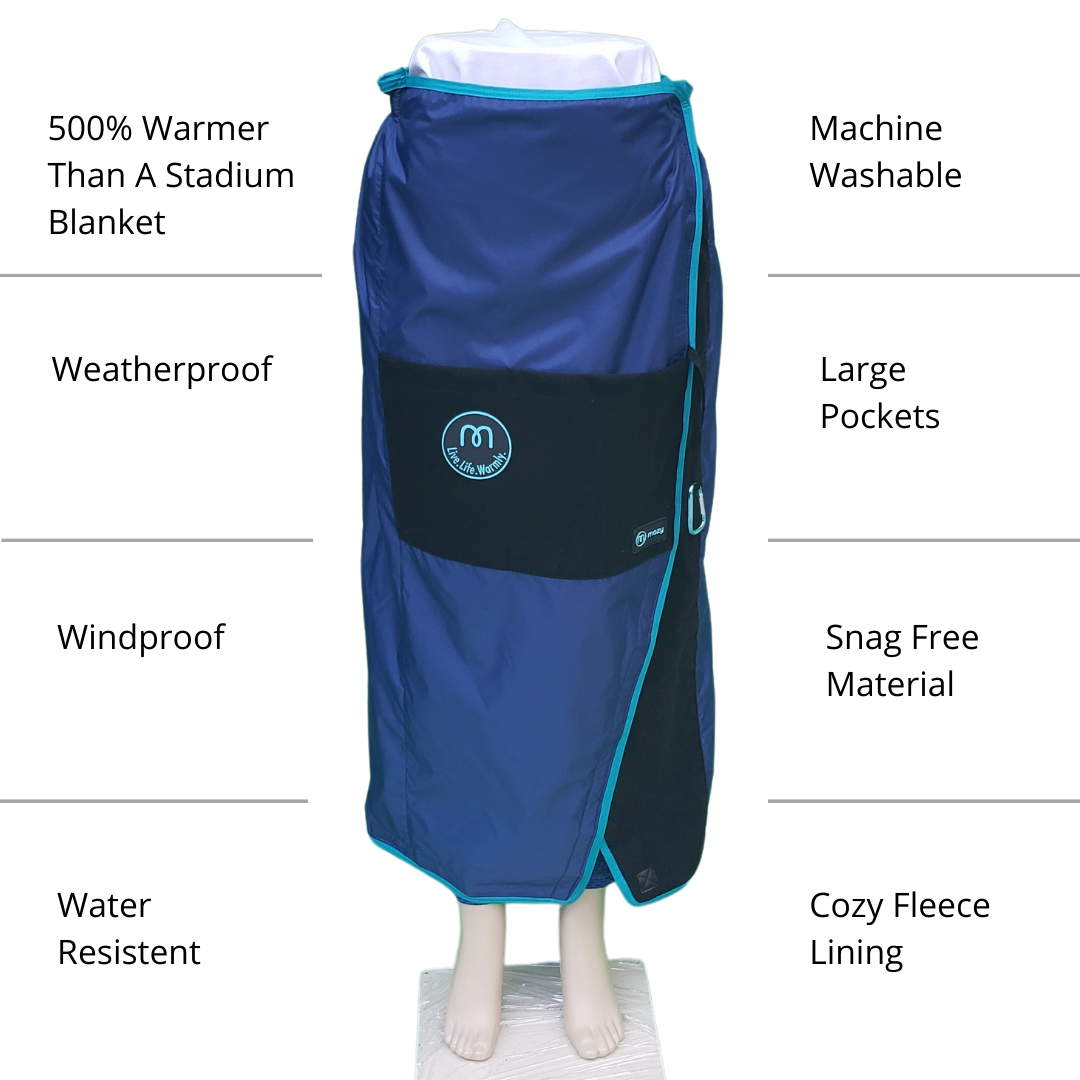 CLEARANCE | Mozy Wearable & Weatherproof Thermal Wrap With Trim Colors - Get The Mozy 