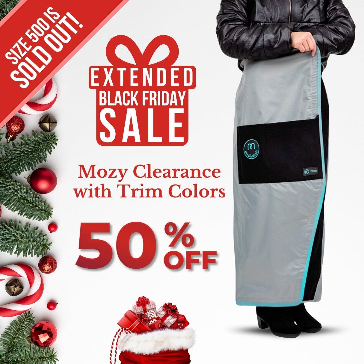 CLEARANCE Mozy Wearable & Weatherproof Thermal Wrap With Trim Colors