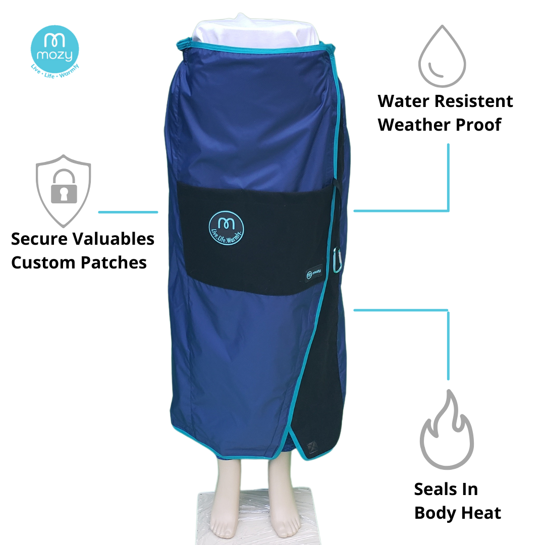 CLEARANCE | Mozy Wearable & Weatherproof Thermal Wrap With Trim Colors - Get The Mozy 