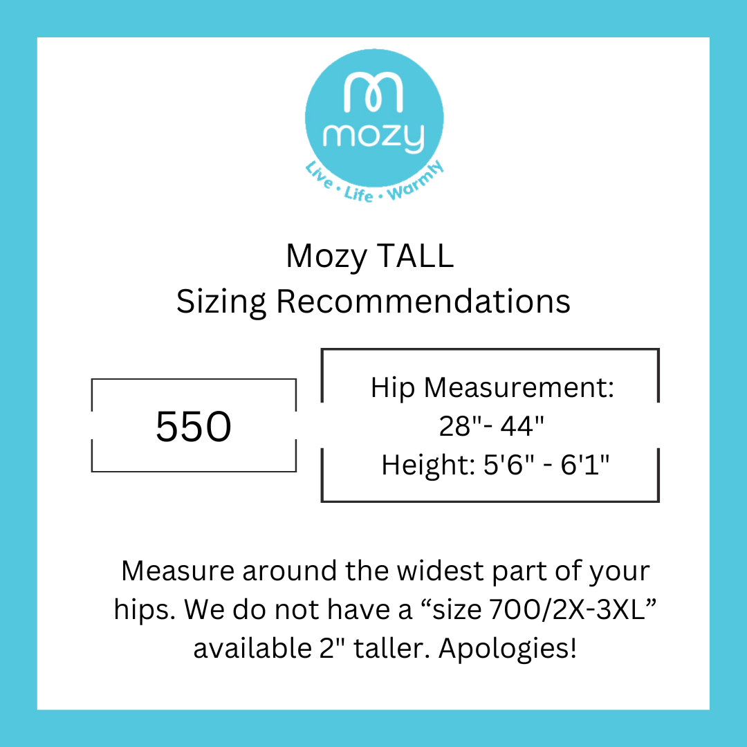 Mozy Tall Wearable & Weatherproof Thermal Wrap For The Outdoors