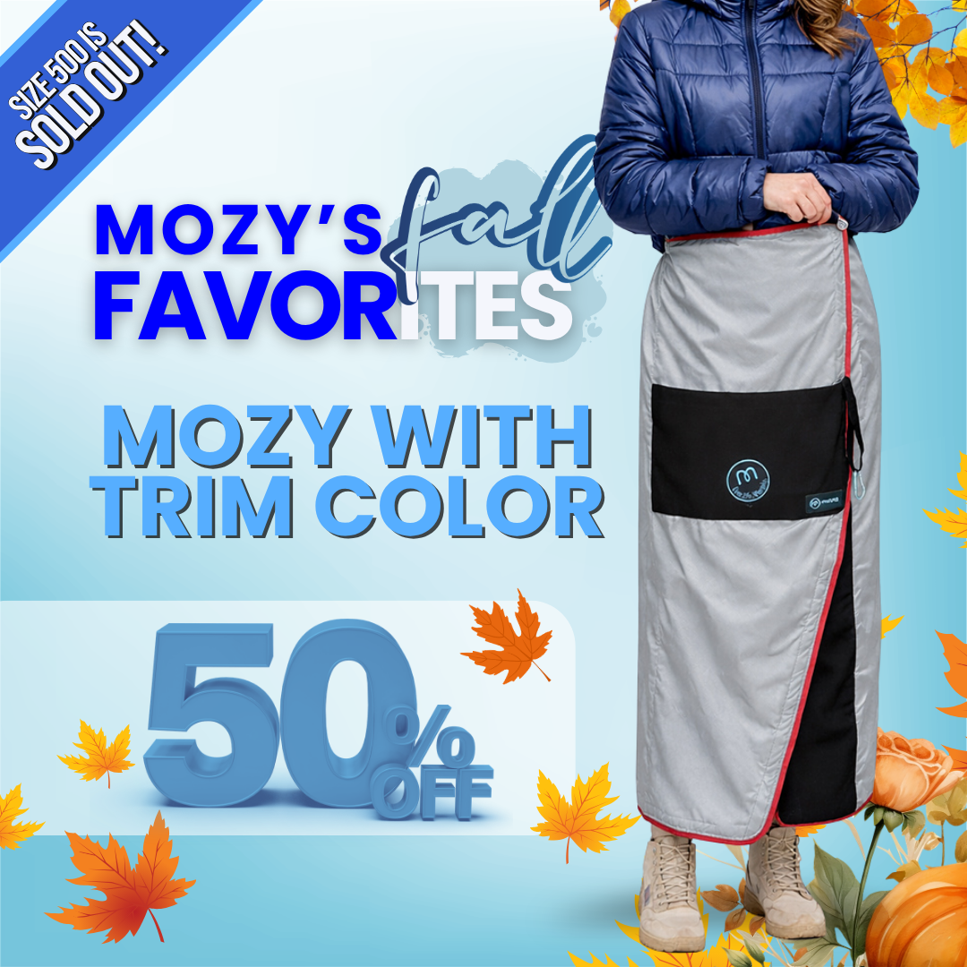CLEARANCE Mozy Wearable Thermal Wrap With Trim Colors